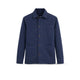CHESAPEAKE'S Overshirt uomo in lino St Malo Blue