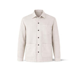 CHESAPEAKE'S Overshirt uomo in lino St Malo Ivory