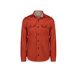 Overshirt uomo Jackson in lana Orange