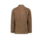 CHESAPEAKE'S Overshirt uomo St Malo in velluto Camel