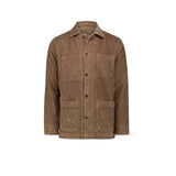 CHESAPEAKE'S Overshirt uomo St Malo in velluto Camel