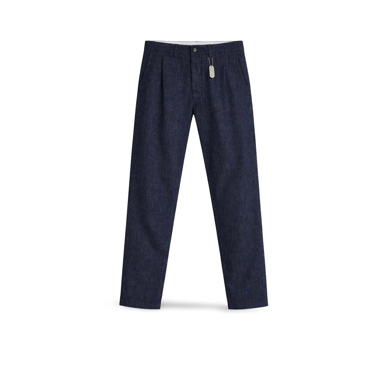 CHESAPEAKE'S Pantalone uomo Chino in denim Blue