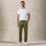 CHESAPEAKE'S Pantalone uomo Fatigue in sateen Verde Militare