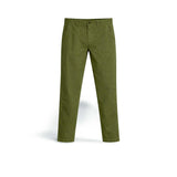 CHESAPEAKE'S Pantalone uomo Fatigue in sateen Verde Militare