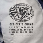 CHESAPEAKE'S Pantalone uomo Officier Chino Blue Royal