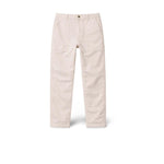 CHESAPEAKE'S Pantolone uomo Fatigue in cotone Heeringbone Ecrù