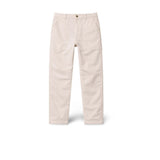 CHESAPEAKE'S Pantolone uomo Fatigue in cotone Heeringbone Ecrù