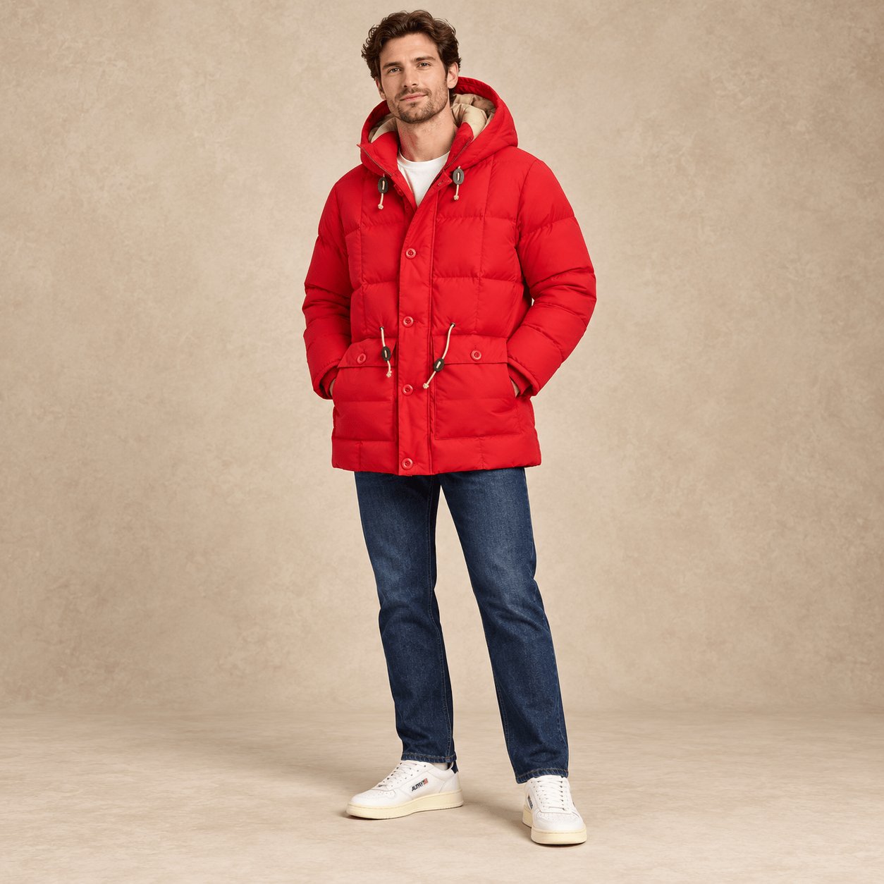 CHESAPEAKE'S Parka uomo Expedition Parka Rosso
