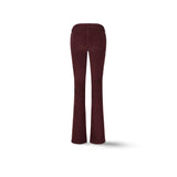 CIGALAS Jeans donna 125 Bell Bottom in velluto Bordeaux