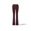 Jean donna 125 Bell Bottom en velluto Bordeaux