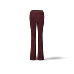 CIGALAS Jeans donna 125 Bell Bottom in velluto Bordeaux