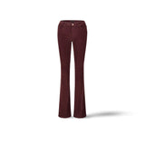 CIGALAS Jeans donna 125 Bell Bottom in velluto Bordeaux