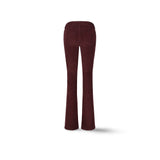 CIGALAS Jeans donna 125 Bell Bottom in velluto Bordeaux