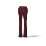 CIGALAS Jeans donna 125 Bell Bottom in velluto Bordeaux