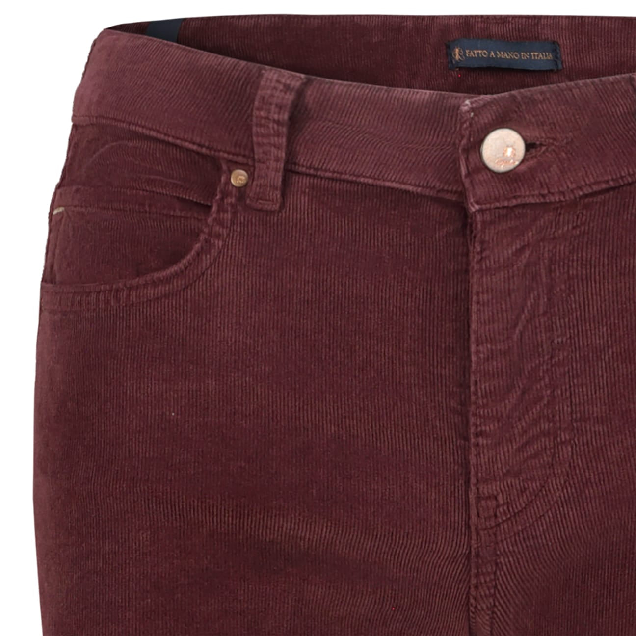 CIGALAS Jeans donna 125 Bell Bottom in velluto Bordeaux