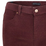CIGALAS Jeans donna 125 Bell Bottom in velluto Bordeaux