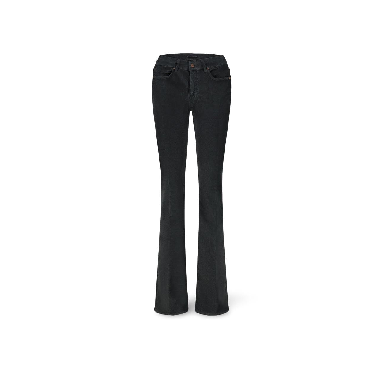 CIGALAS Jeans donna 125 Bell Bottom in velluto Grigio