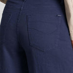 CIGALAS Jeans donna 138 wide leg in misto lino  Blue