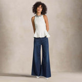 CIGALAS Jeans donna 147 Wide Leg 3Y Blue