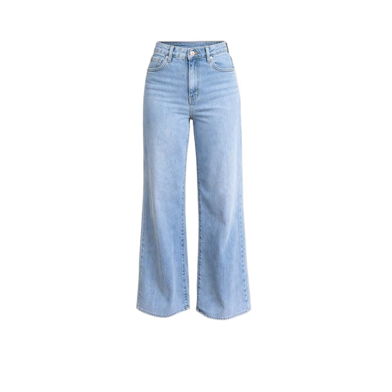 CIGALAS Jeans donna 167 Palazzo crop Denim