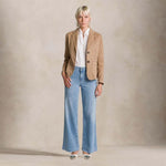 CIGALAS Jeans donna 167 Palazzo crop Denim