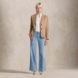 CIGALAS Jeans donna 167 Palazzo crop Denim