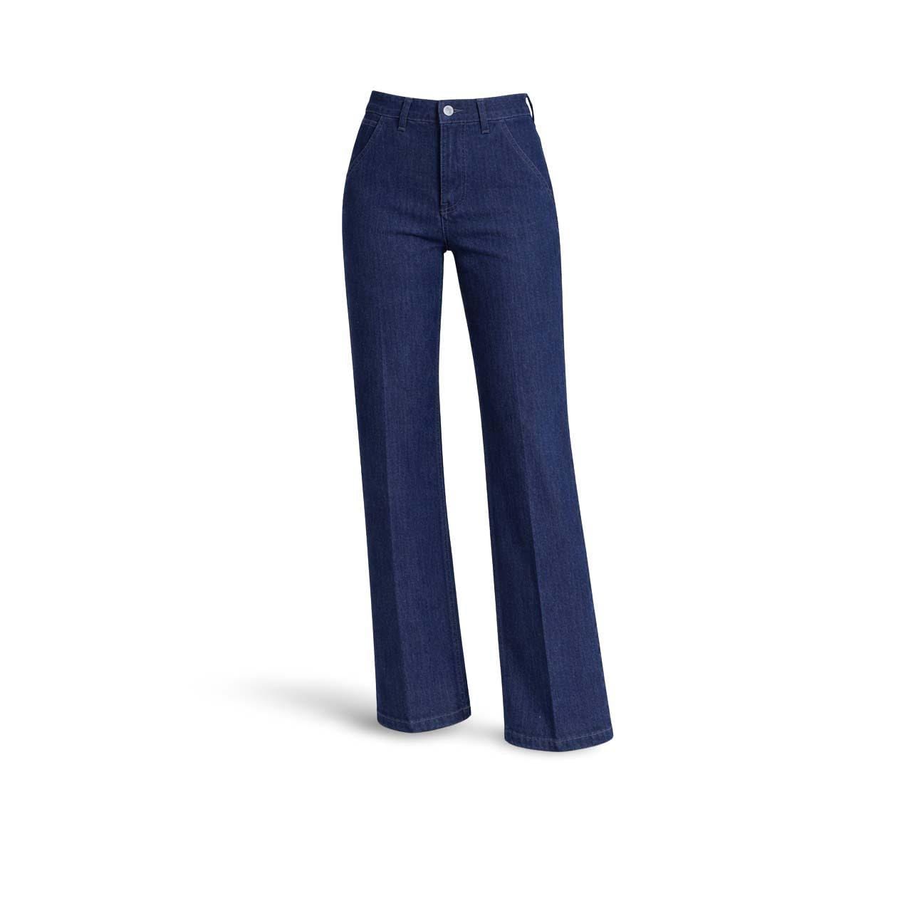 CIGALAS Jeans donna 230 1Y Chino Flare Blue