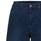 CIGALAS Jeans donna a palazzo crop 239 2Y Denim Scuro