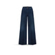 CIGALAS Jeans donna a palazzo crop 239 2Y Denim Scuro