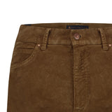 CIGALAS Pantalone 138 in velluto Tabacco
