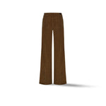 CIGALAS Pantalone 138 in velluto Tabacco