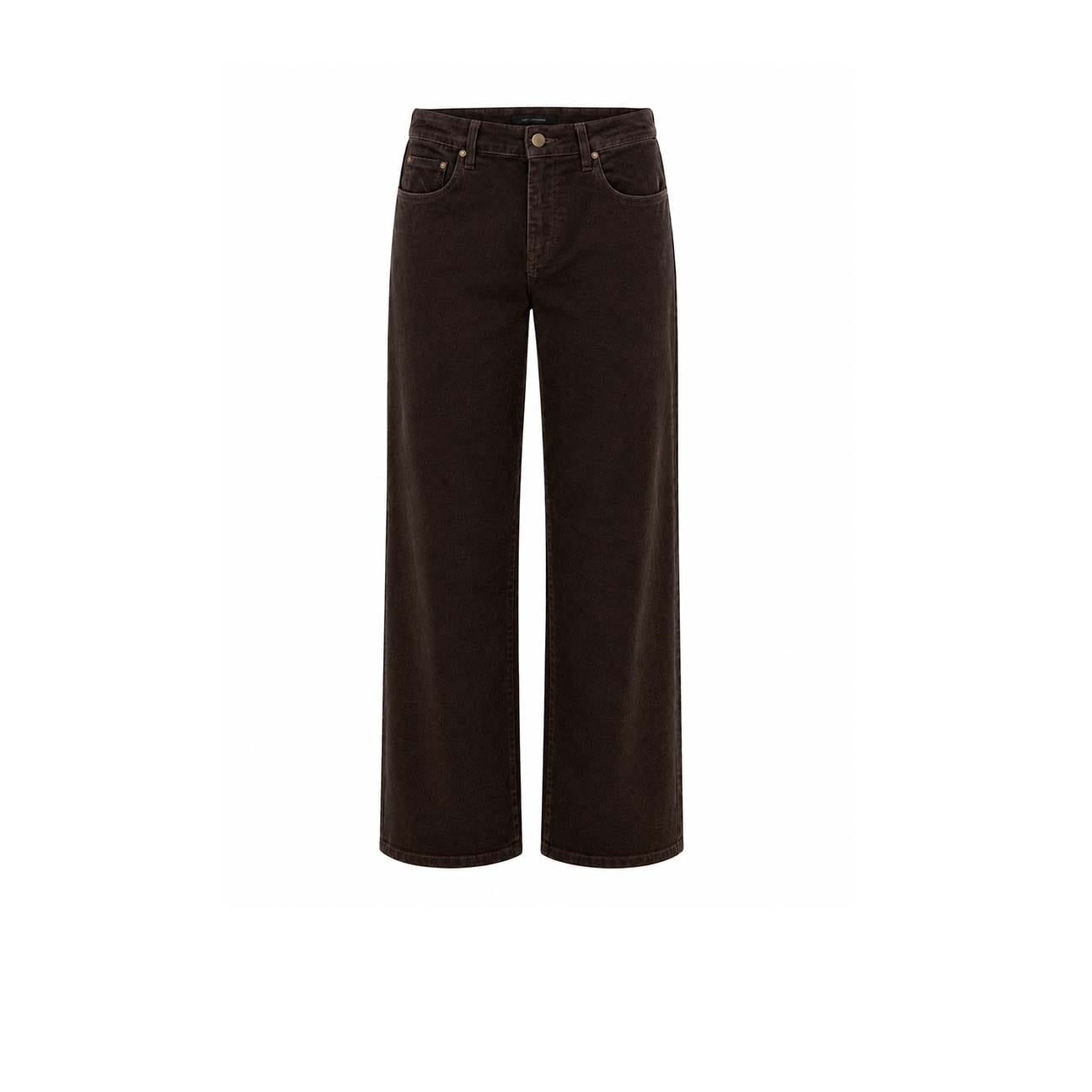 CIGALAS Pantalone donna 309 Essential Wide Leg Caffe
