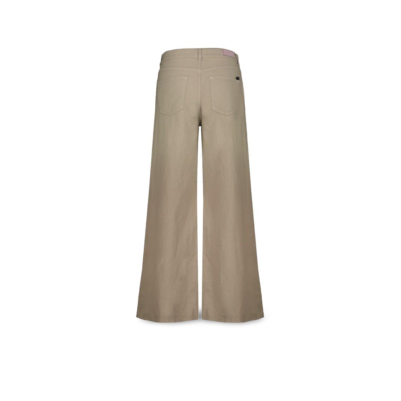 CIGALAS Pantaloni donna 147 Dyed in lino e cotone  Sabbia