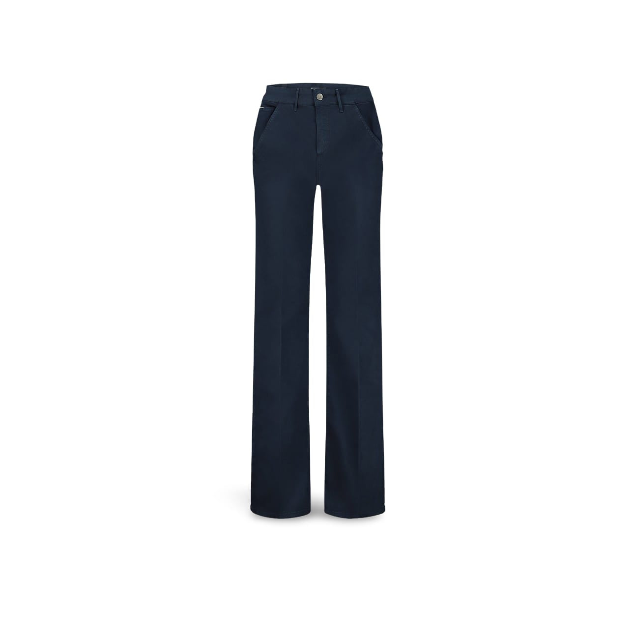 CIGALAS Pantaloni donna 230 Chino Flare Blue