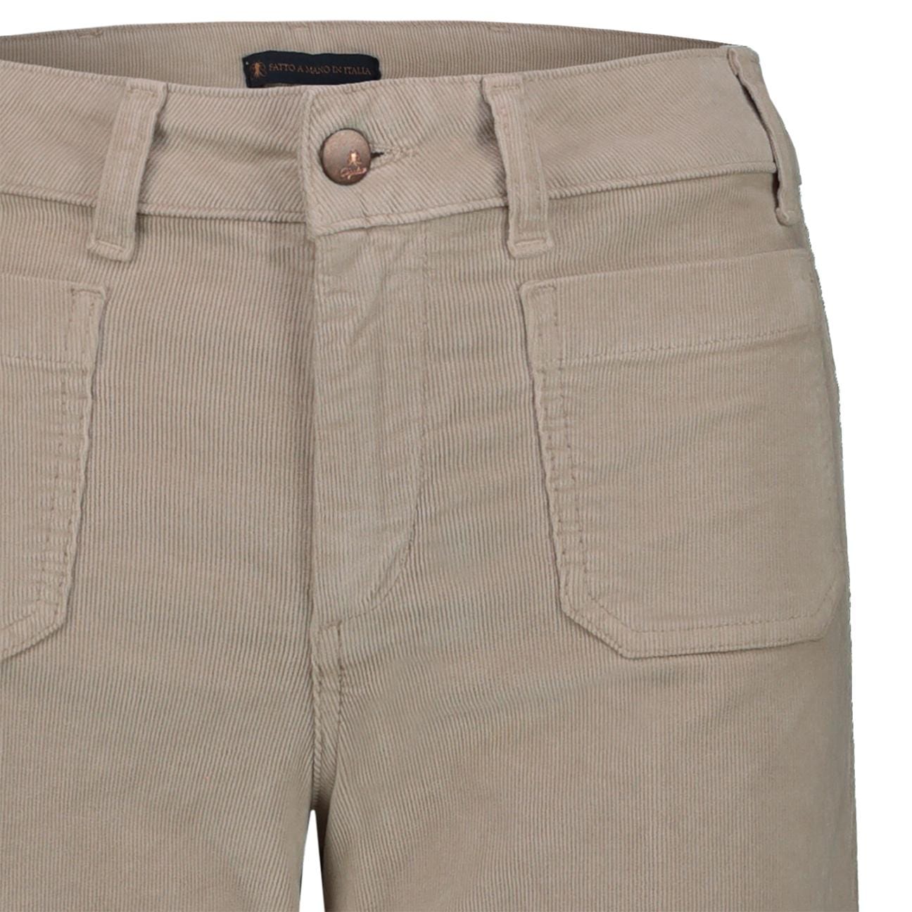 CIGALAS Pantaloni donna 237  in velluto Avana