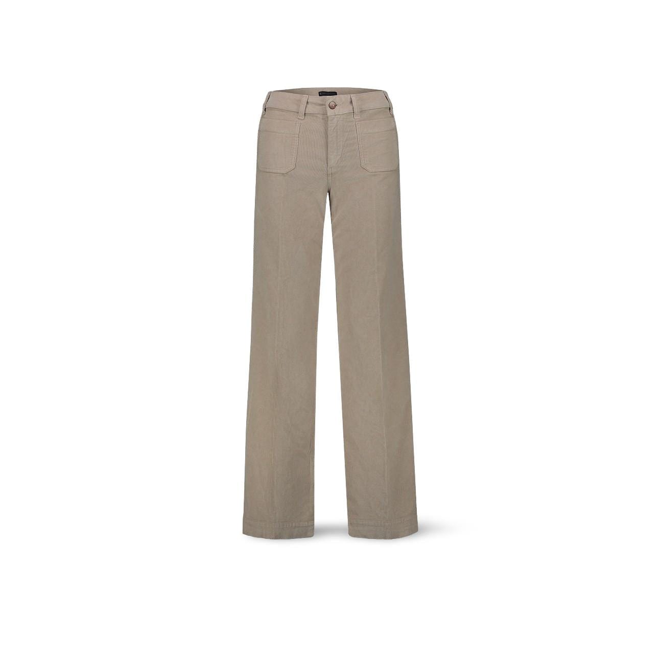 CIGALAS Pantaloni donna 237  in velluto Avana