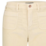 CIGALAS Pantaloni donna 237 in velluto Ecrù