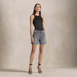 CIGALAS Shorts donna in denim Grigio