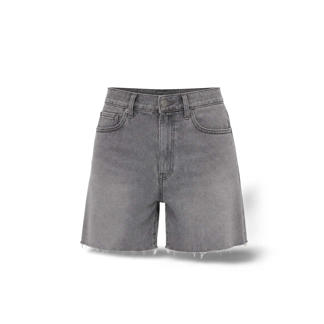 CIGALAS Shorts donna in denim Grigio