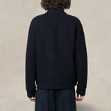 CIRCOLO1901 Bomber in lana Blue