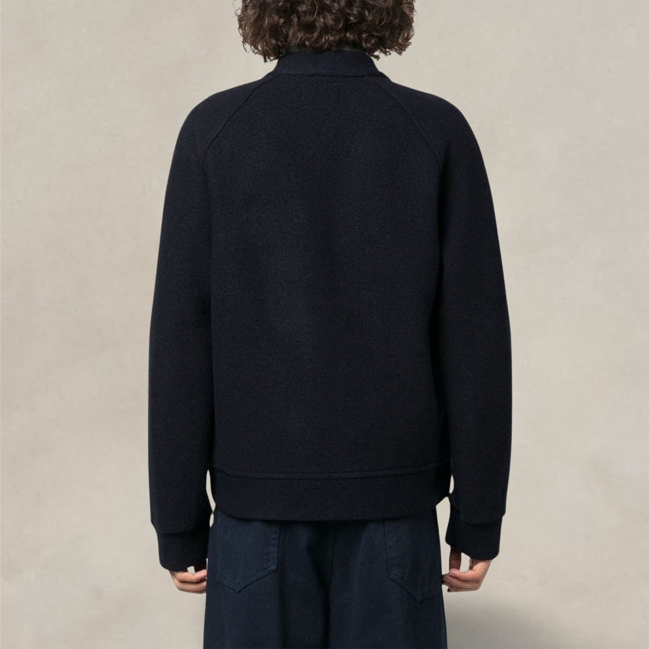 CIRCOLO1901 Bomber in lana Blue