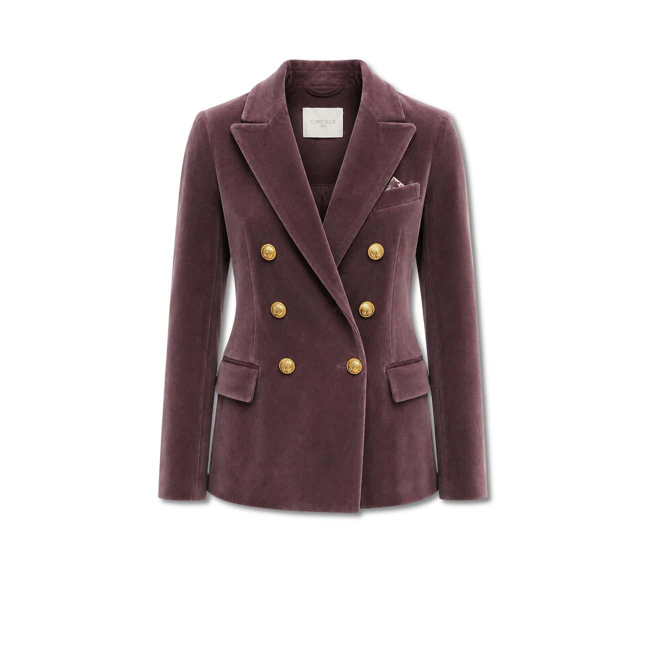 CIRCOLO1901 Giacca donna doppiopetto Grape