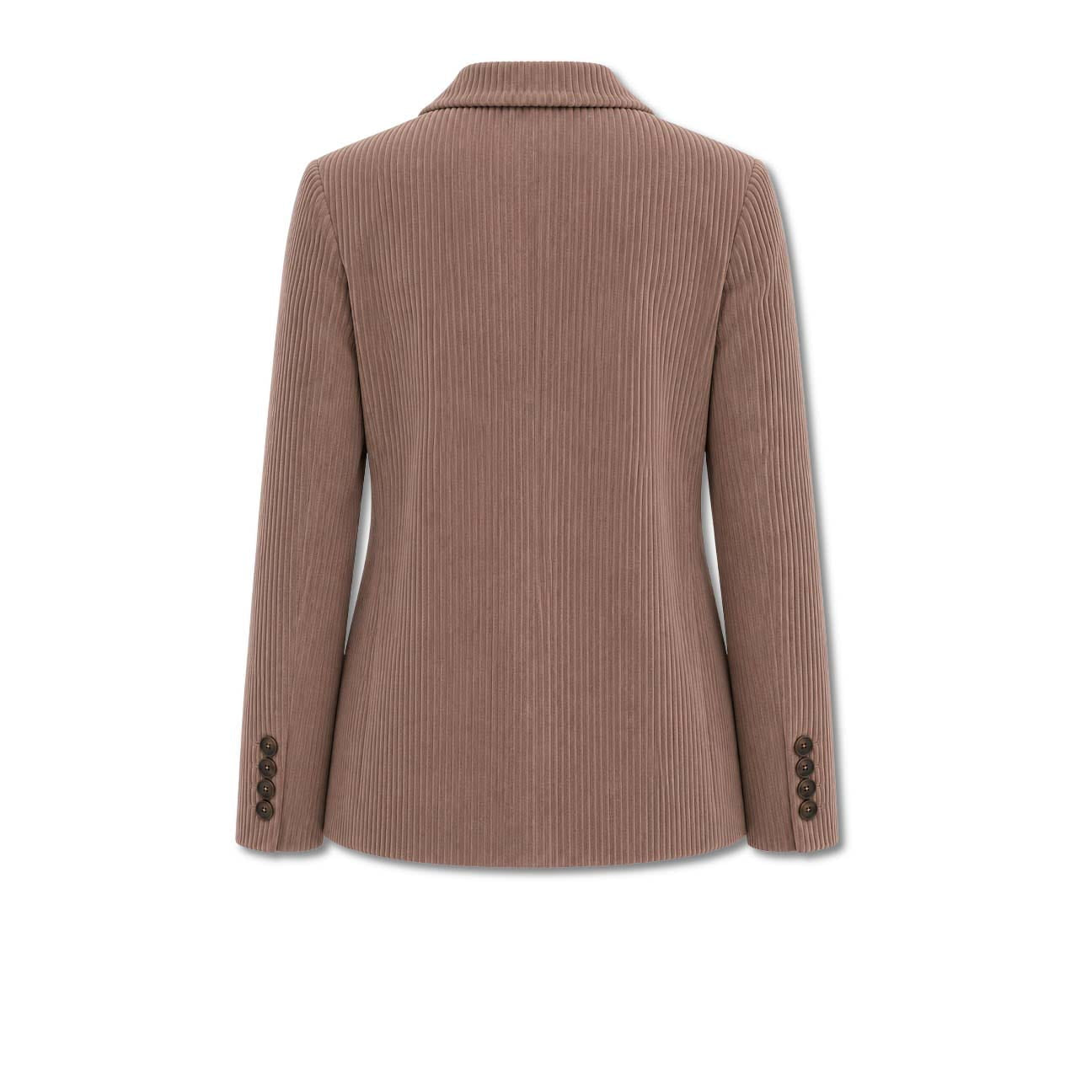 CIRCOLO1901 Giacca donna doppiopetto in velluto Beige scuro