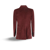 CIRCOLO1901 Giacca donna doppiopetto in velluto Borgogna