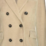 CIRCOLO1901 Giacca donna doppiopetto in velluto Grigio