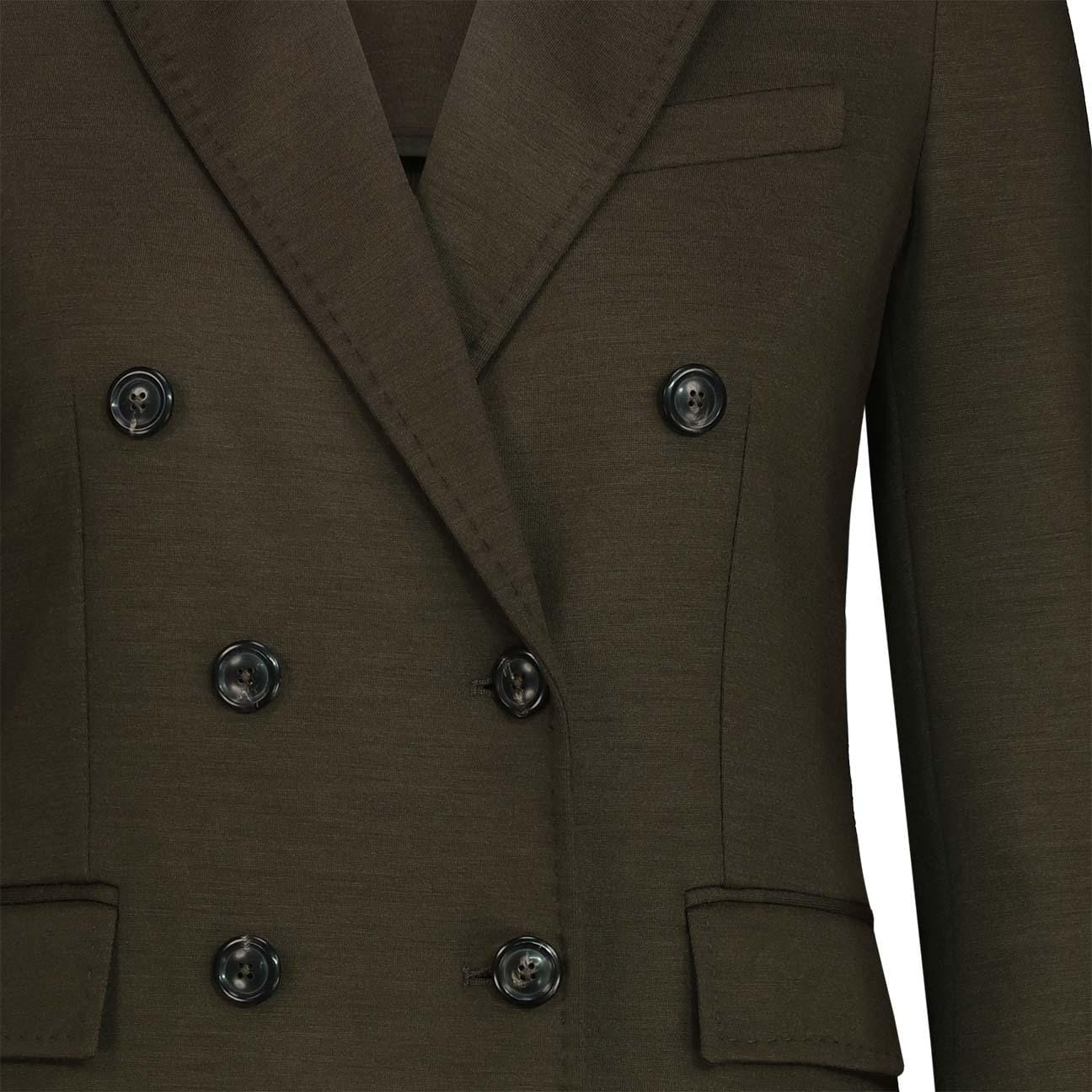 CIRCOLO1901 Giacca donna in Jersey di  lana Verde Militare