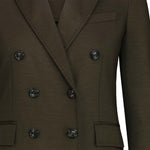 CIRCOLO1901 Giacca donna in Jersey di  lana Verde Militare