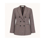 CIRCOLO1901 Giacca donna in lana e seta spinata Multicolor