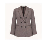 CIRCOLO1901 Giacca donna in lana e seta spinata Multicolor