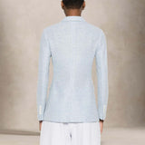 CIRCOLO1901 Giacca donna in lino e cotone Azzurro